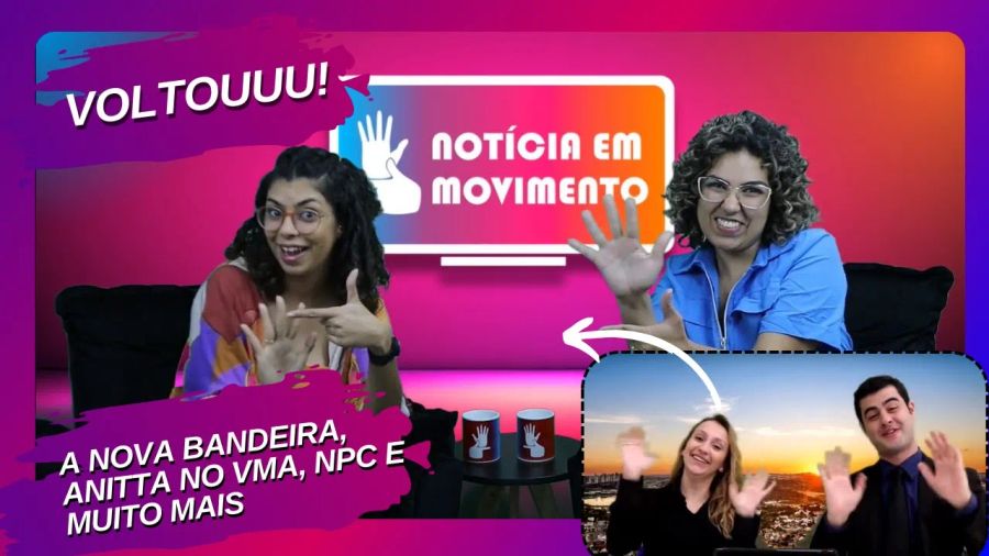 Capa do episódio 'Voltouuu' do Notícia em Movimento