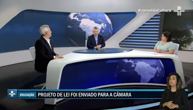 Janela de Libras aplicada ao Jornal da Cultura